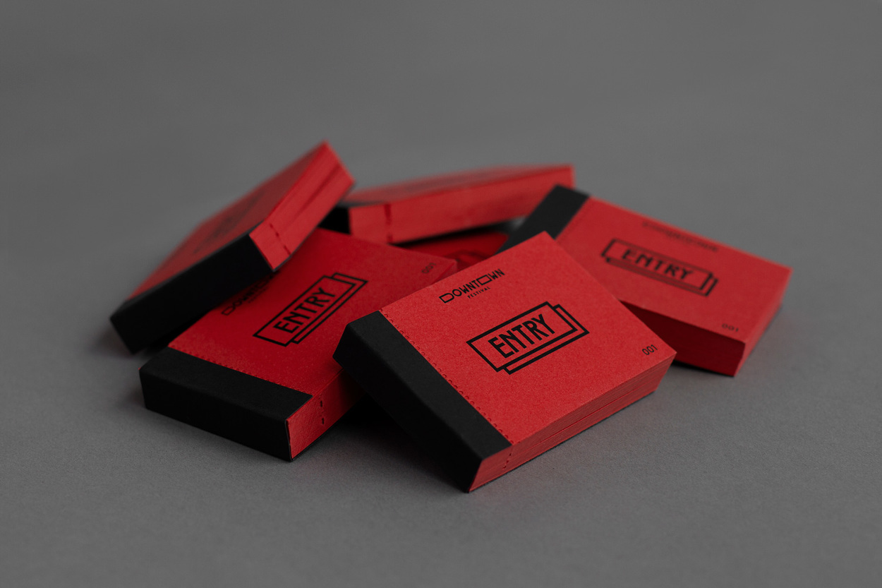 Downtown Festival red entry tickets